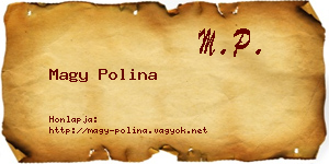 Magy Polina névjegykártya